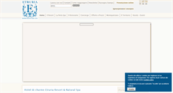 Desktop Screenshot of etruriaresort.it