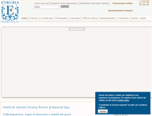 Tablet Screenshot of etruriaresort.it